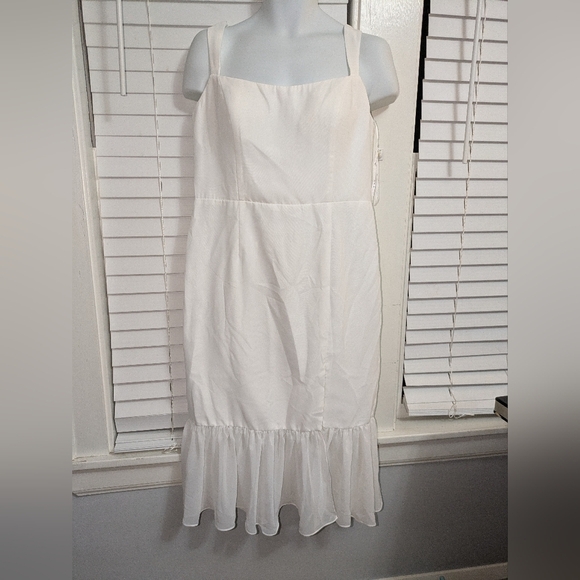 AW Bridal Womens White Wedding Dress EUC Size Unknown - Picture 1 of 12